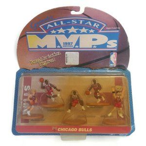 Galoob's All-Star Chicago Bulls MVP's 1997 Edition NBA Poseable-Action Figures